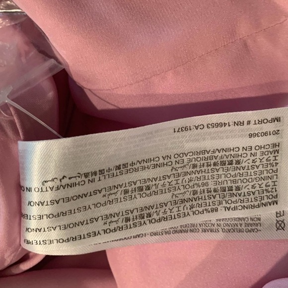 NWOT Finders Keepers Front Tie Halter Neck Sheath Dress in Pink Size 10 - Picture 9 of 9